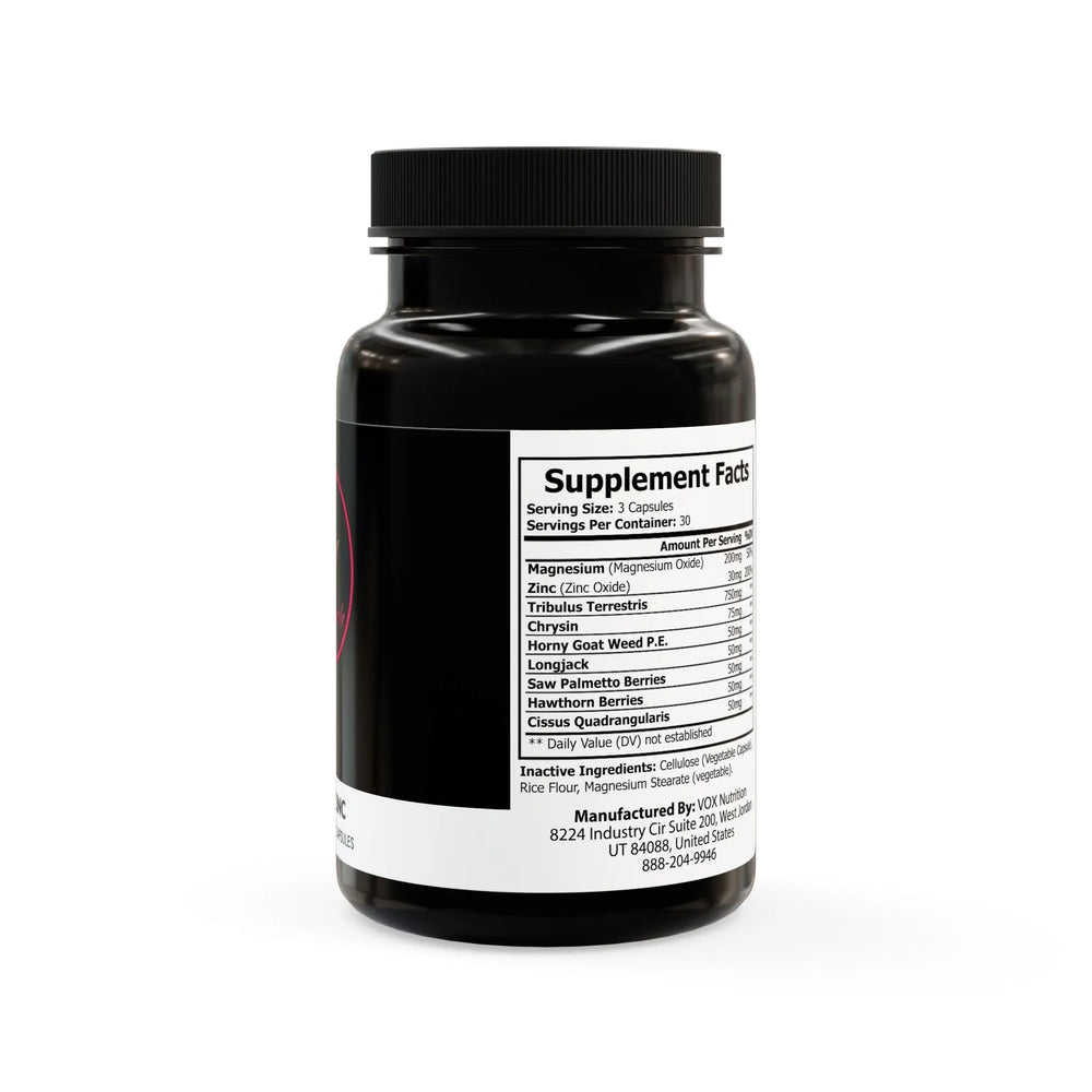 Magnesium Zinc Supplement (90 Capsules) Printify