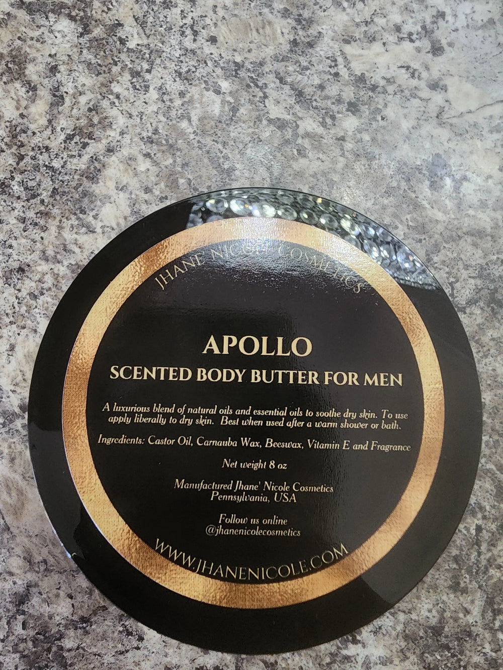 Apollo Scented Body Butter For Men Jhane' Nicole Cosmetics