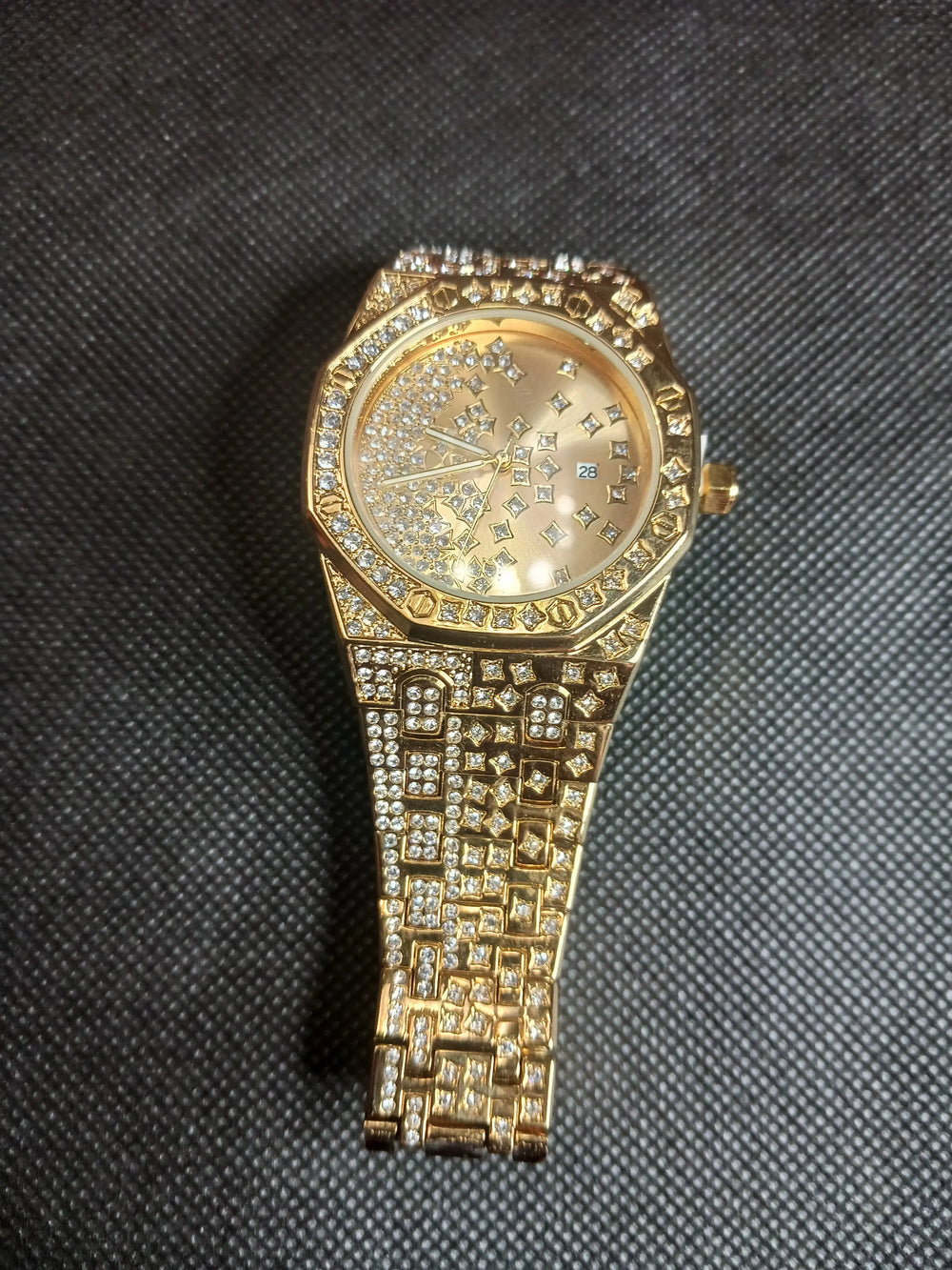 Star Dust Bling Iced Out High Quality Designer Watches Yiwu Uwin-ALI