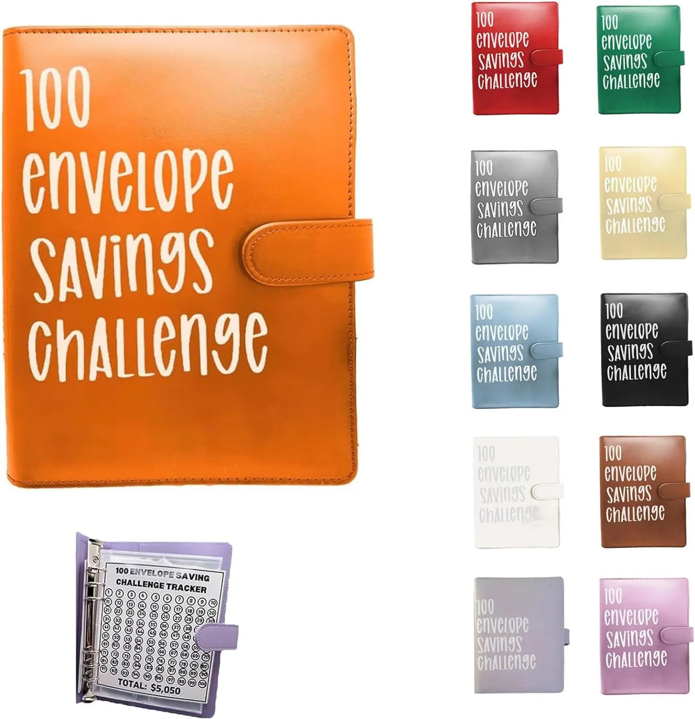 100 Envelope Money Saving Challenge Binder, Save up to $5050.00 Artlaza-AMA