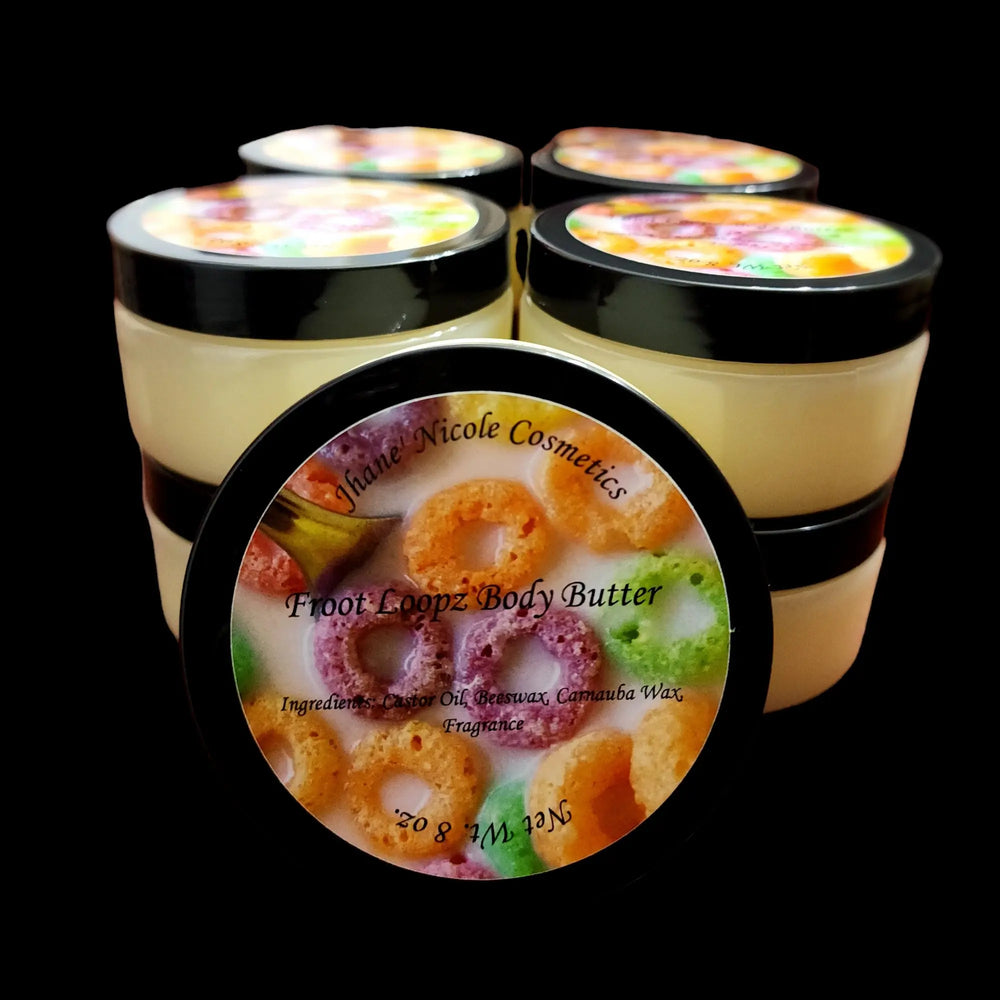 Jhane' Nicole Cosmetics' Froot Loopz Body Butter for Dry and Sensitive Skin Jhane' Nicole Cosmetics