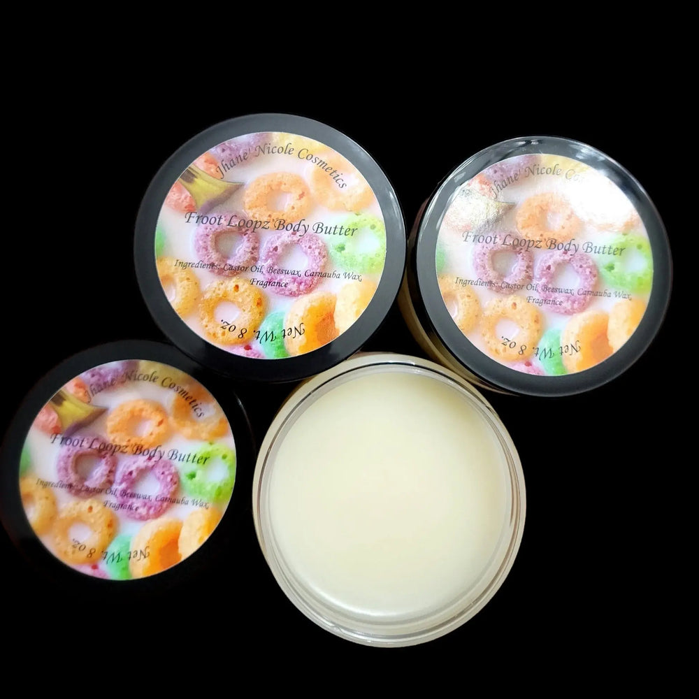 Jhane' Nicole Cosmetics' Froot Loopz Body Butter for Dry and Sensitive Skin Jhane' Nicole Cosmetics