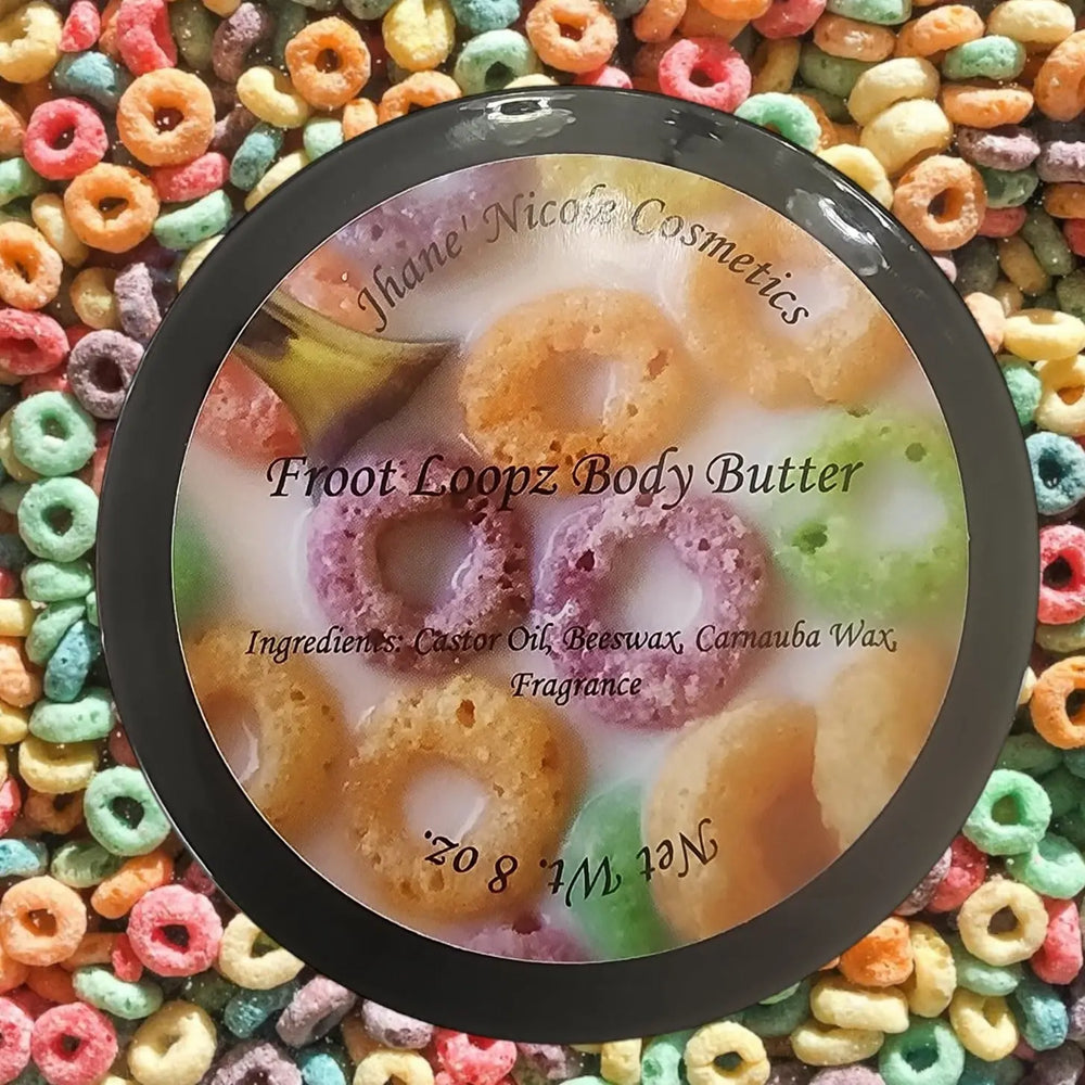 Jhane' Nicole Cosmetics' Froot Loopz Body Butter for Dry and Sensitive Skin Jhane' Nicole Cosmetics