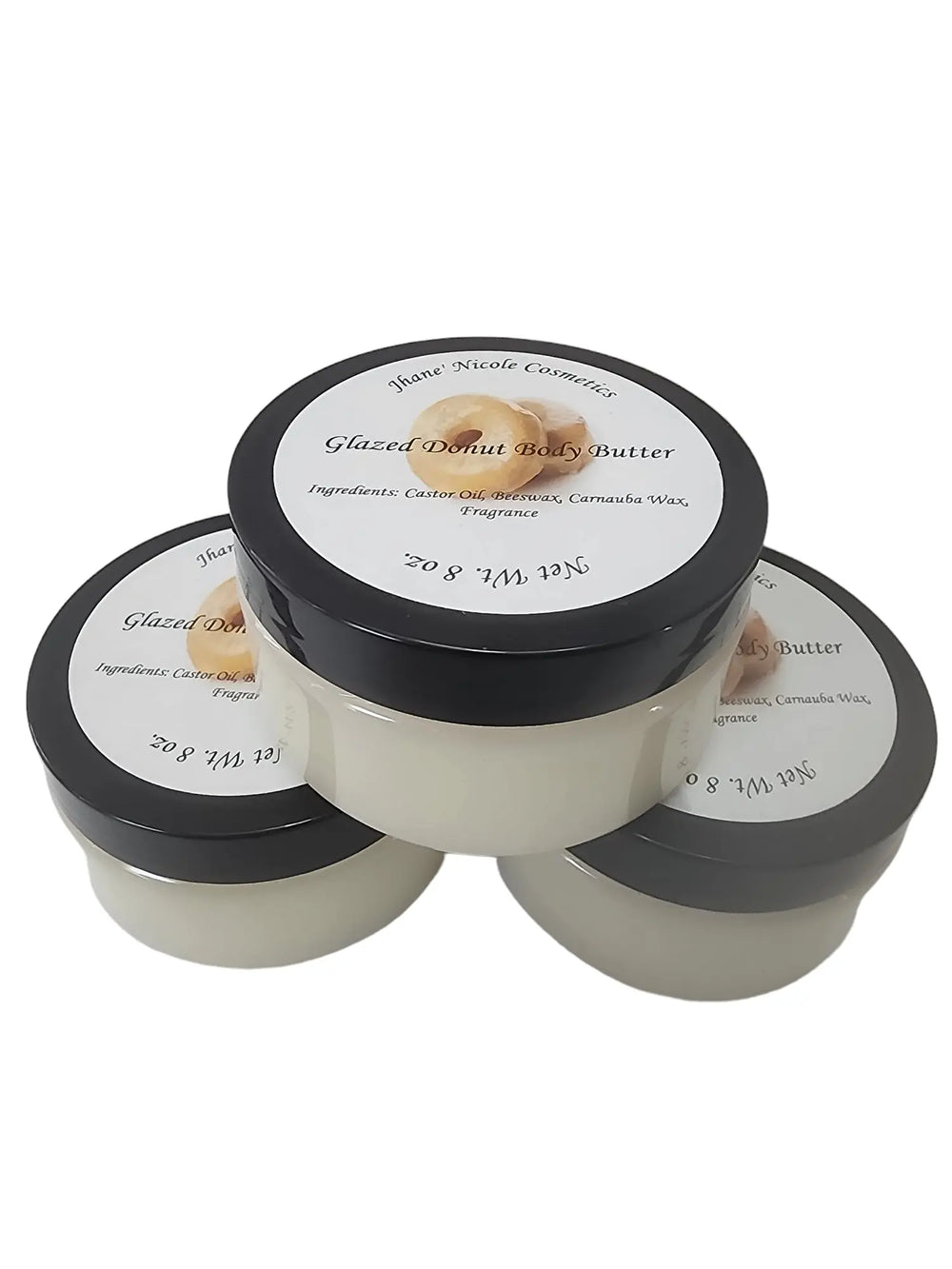 Jhane' Nicole Cosmetics' Glazed Donut Body Butter for Dry and Sensitive Skin Jhane' Nicole Cosmetics