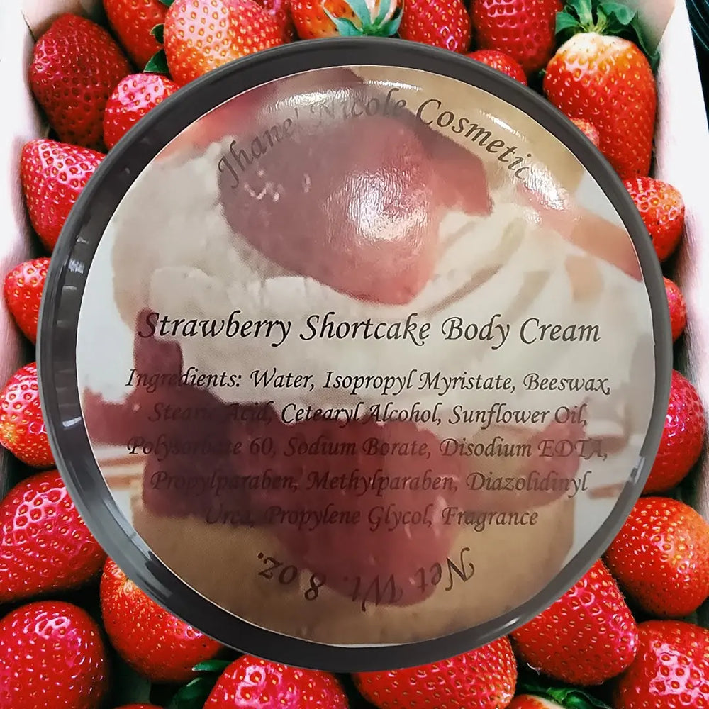 Strawberry Shortcake Body Cream Jhane' Nicole Cosmetics