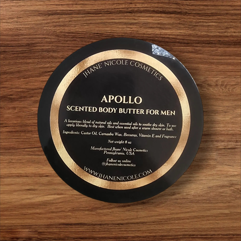 Apollo Scented Body Butter For Men Jhane' Nicole Cosmetics