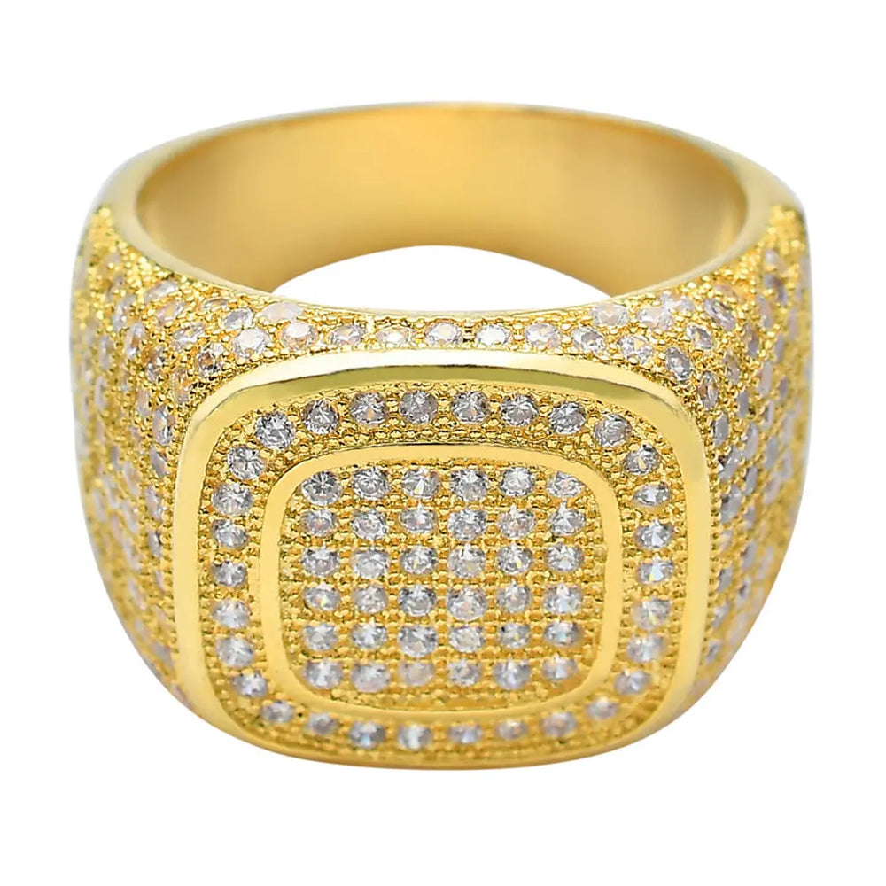 Multi-Layer Full Zirconia Men's Ring Jhane' Nicole Cosmetics