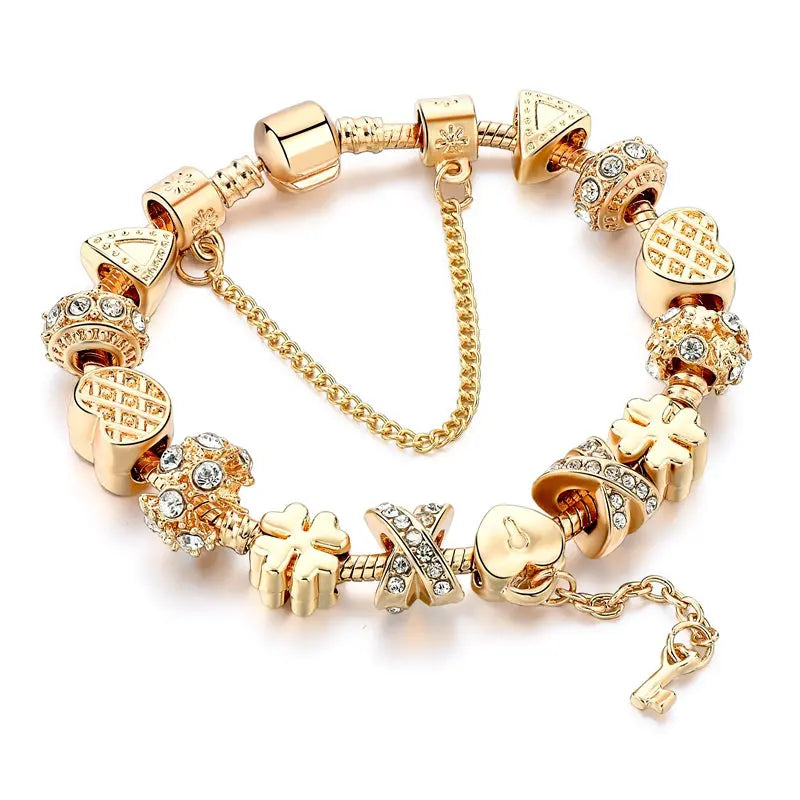 Charm Bracelet Austrian Rhinestone Jhane' Nicole Cosmetics