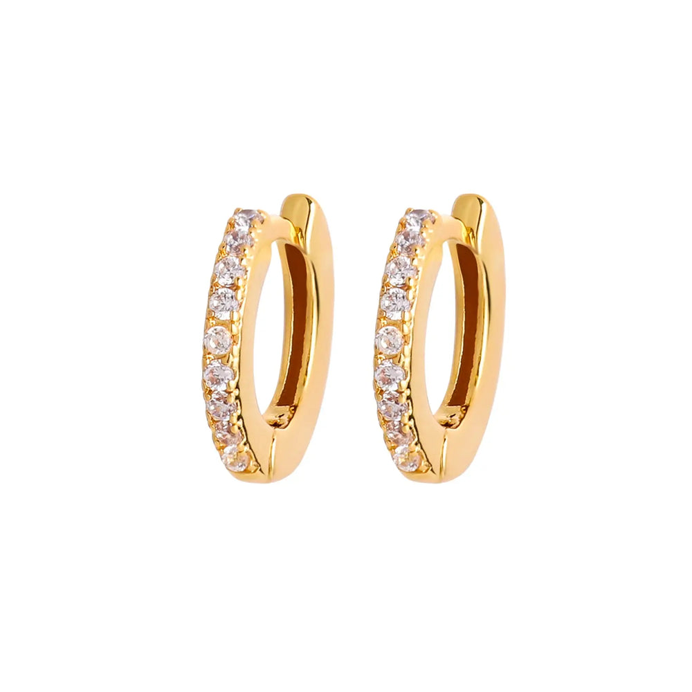 Big Statement 18k Gold Plated Hoop Earrings Jhane' Nicole Cosmetics