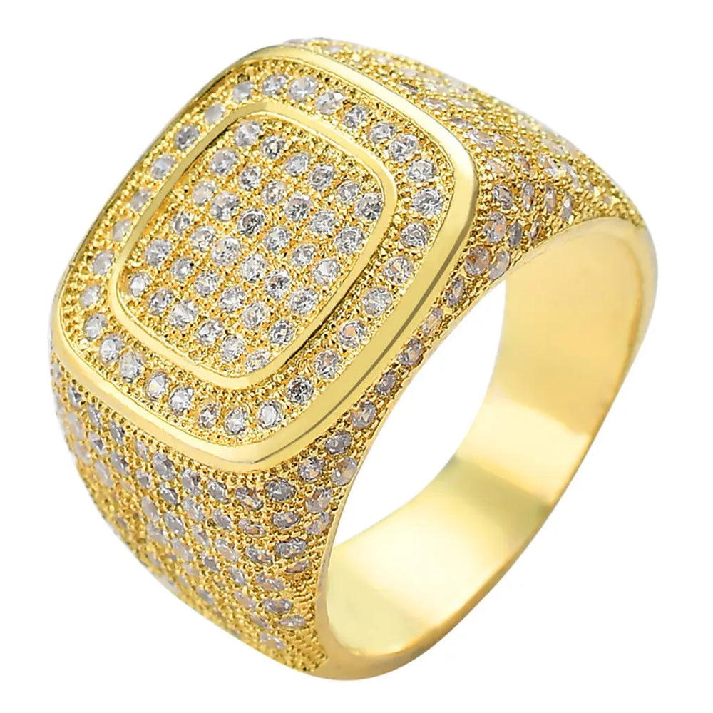 Multi-Layer Full Zirconia Men's Ring Jhane' Nicole Cosmetics