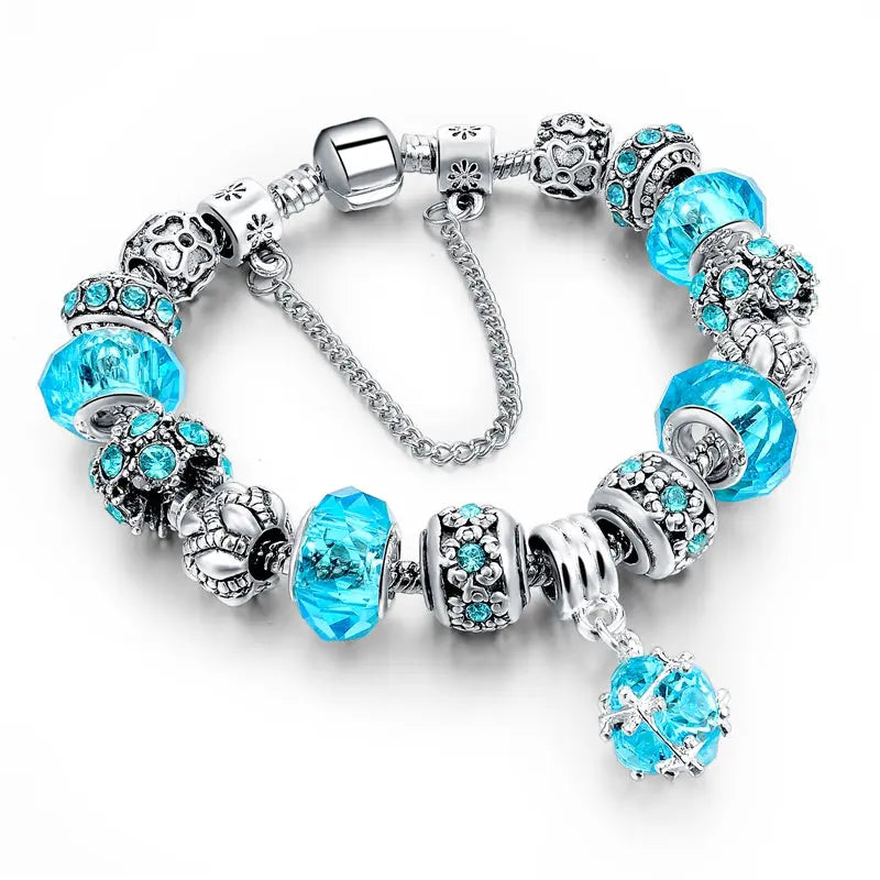 Charm Bracelet Austrian Rhinestone Jhane' Nicole Cosmetics