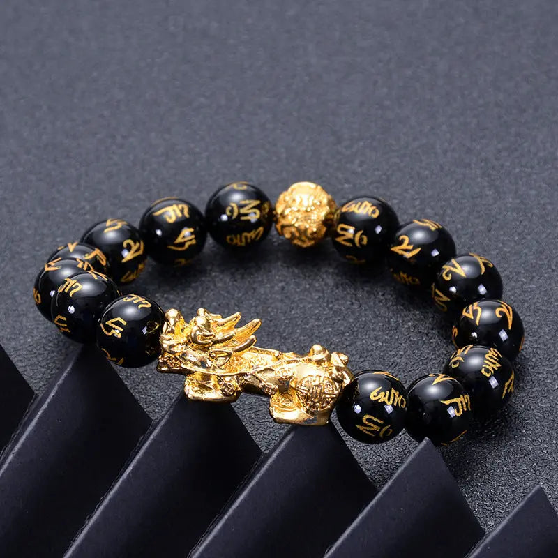 Black Obsidian Wealth Bracelet Jhane' Nicole Cosmetics